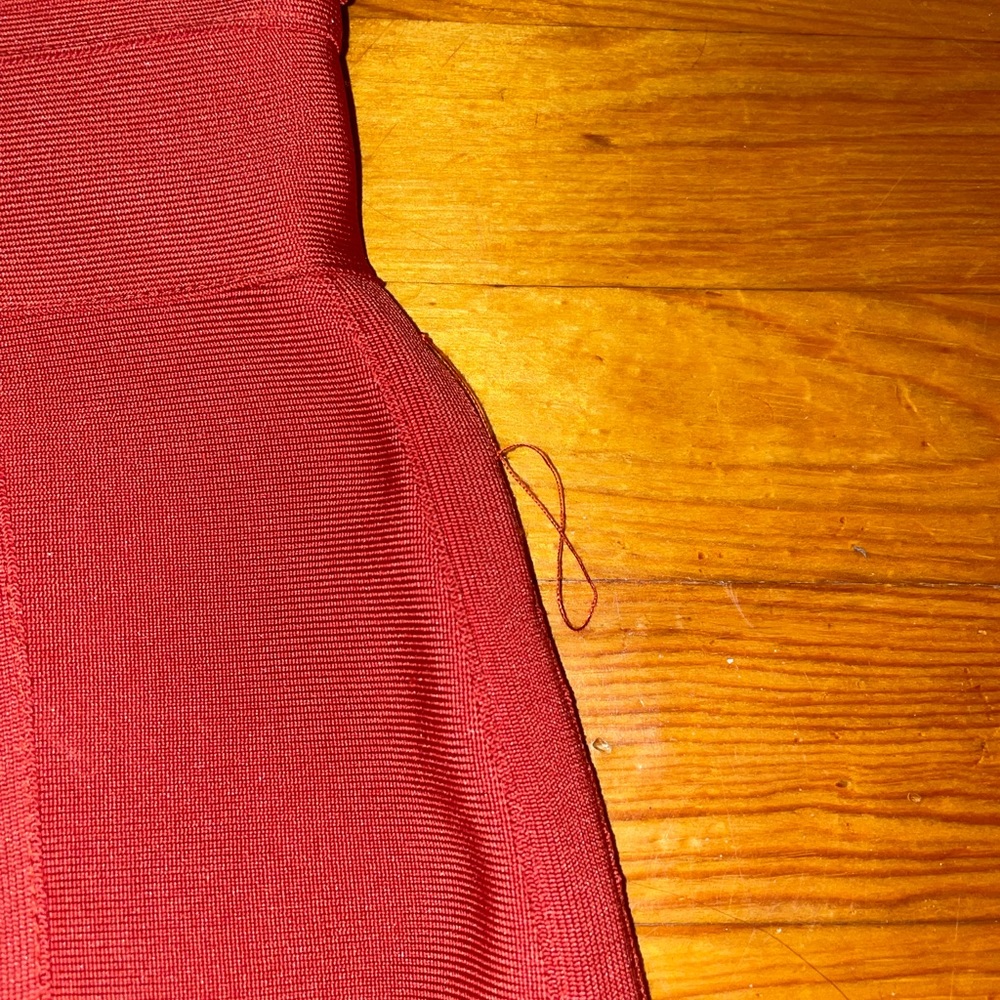 Bodycon Dress in RUST - Picture 6 of 12